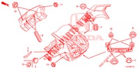 GUMMITUELLE (ARRIERE) für Honda ACCORD TOURER 2.0 EXECUTIVE 5 Türen 6 gang-Schaltgetriebe 2014