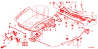 MOTORHAUBE (LH) für Honda ACCORD TOURER 2.0 EXECUTIVE 5 Türen 6 gang-Schaltgetriebe 2014