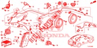 RADIOANTENNE/LAUTSPRECHER (LH) für Honda ACCORD TOURER 2.0 EXECUTIVE 5 Türen 6 gang-Schaltgetriebe 2014