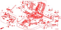 VORNE SITZKOMPONENTEN (G.) (SIEGE ENTIEREMENT MOTORISE) (2) für Honda ACCORD TOURER 2.0 EXECUTIVE 5 Türen 6 gang-Schaltgetriebe 2014