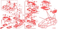 INNENLEUCHTE (2) für Honda ACCORD TOURER 2.0 EXECUTIVE 5 Türen 5 gang automatikgetriebe 2014