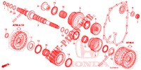 SEKUNDAERWELLE  für Honda ACCORD TOURER 2.0 EXECUTIVE 5 Türen 5 gang automatikgetriebe 2014