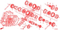 HAUPTWELLE  für Honda ACCORD TOURER 2.0 S 5 Türen 6 gang-Schaltgetriebe 2014