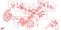 HINTERRADBREMSE (1) für Honda ACCORD TOURER 2.0 S 5 Türen 6 gang-Schaltgetriebe 2014