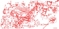 INSTRUMENTENBRETT, OBEN (LH) für Honda ACCORD TOURER 2.0 S 5 Türen 6 gang-Schaltgetriebe 2014