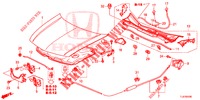 MOTORHAUBE (LH) für Honda ACCORD TOURER 2.0 S 5 Türen 6 gang-Schaltgetriebe 2014