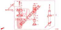 STOSSDAEMPFER, VORNE  für Honda ACCORD TOURER 2.0 S 5 Türen 6 gang-Schaltgetriebe 2014