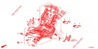 VORNE SITZKOMPONENTEN (G.) (SIEGE REGLAGE MANUEL) für Honda ACCORD TOURER 2.0 S 5 Türen 6 gang-Schaltgetriebe 2014