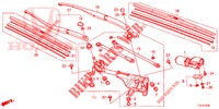 WINDSCHUTZSCHEIBENWISCHER (LH) für Honda ACCORD TOURER 2.0 S 5 Türen 6 gang-Schaltgetriebe 2014