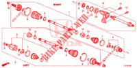 ANTRIEBSWELLE, VORNE/HALBWELLE (2.0L) für Honda ACCORD TOURER 2.0 S 5 Türen 5 gang automatikgetriebe 2014
