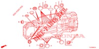 GUMMITUELLE (INFERIEUR) für Honda ACCORD TOURER 2.0 S 5 Türen 5 gang automatikgetriebe 2014