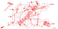 KLIMAANLAGE (FLEXIBLES/TUYAUX) (2.0L) (LH) für Honda ACCORD TOURER 2.0 S 5 Türen 5 gang automatikgetriebe 2014