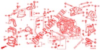 MOTORBEFESTIGUNGEN (2.0L) (AT) für Honda ACCORD TOURER 2.0 S 5 Türen 5 gang automatikgetriebe 2014