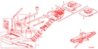 WERKZEUGE/WAGENHEBER  für Honda ACCORD TOURER 2.0 S 5 Türen 5 gang automatikgetriebe 2014