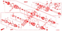 ANTRIEBSWELLE, VORNE/HALBWELLE (2.4L) für Honda ACCORD TOURER 2.4 EXECUTIVE 5 Türen 6 gang-Schaltgetriebe 2014