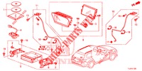 EINBAUSATZ F. RNS2  für Honda ACCORD TOURER 2.4 EXECUTIVE 5 Türen 6 gang-Schaltgetriebe 2014