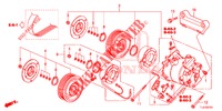 KLIMAANLAGE (COMPRESSEUR) (2.4L) für Honda ACCORD TOURER 2.4 EXECUTIVE 5 Türen 6 gang-Schaltgetriebe 2014
