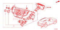 MITTLERES MODUL (NAVIGATION) für Honda ACCORD TOURER 2.4 EXECUTIVE 5 Türen 6 gang-Schaltgetriebe 2014