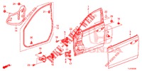 TUERTAFELN, VORNE(2D)  für Honda ACCORD TOURER 2.4 EXECUTIVE 5 Türen 6 gang-Schaltgetriebe 2014