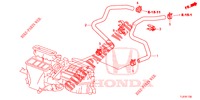 WASSERSCHLAUCH/HEIZUNGSSCHACHT (2.4L) (LH) für Honda ACCORD TOURER 2.4 EXECUTIVE 5 Türen 6 gang-Schaltgetriebe 2014