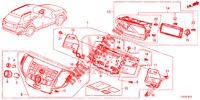 AUDIOEINHEIT  für Honda ACCORD TOURER 2.4 EXECUTIVE 5 Türen 5 gang automatikgetriebe 2014