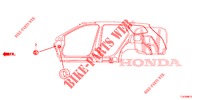 GUMMITUELLE (LATERAL) für Honda ACCORD TOURER 2.4 EXECUTIVE 5 Türen 5 gang automatikgetriebe 2014