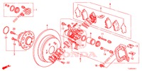 HINTERRADBREMSE (2) für Honda ACCORD TOURER 2.4 EXECUTIVE 5 Türen 5 gang automatikgetriebe 2014
