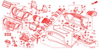 INSTRUMENT, ZIERSTUECK (COTE DE PASSAGER) (LH) für Honda ACCORD TOURER 2.4 EXECUTIVE 5 Türen 5 gang automatikgetriebe 2014