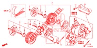 KLIMAANLAGE (COMPRESSEUR) (2.4L) für Honda ACCORD TOURER 2.4 EXECUTIVE 5 Türen 5 gang automatikgetriebe 2014