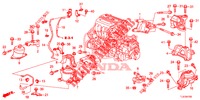 MOTORBEFESTIGUNGEN (2.4L) (AT) für Honda ACCORD TOURER 2.4 EXECUTIVE 5 Türen 5 gang automatikgetriebe 2014