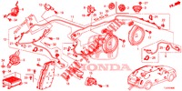 RADIOANTENNE/LAUTSPRECHER (LH) für Honda ACCORD TOURER 2.4 EXECUTIVE 5 Türen 5 gang automatikgetriebe 2014