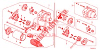 ANLASSER (MITSUBA) (2.4L) für Honda ACCORD TOURER 2.4 S 5 Türen 6 gang-Schaltgetriebe 2014