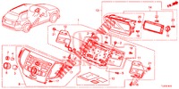 AUDIOEINHEIT  für Honda ACCORD TOURER 2.4 S 5 Türen 6 gang-Schaltgetriebe 2014