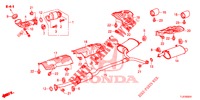 AUSPUFFROHR (2.4L) für Honda ACCORD TOURER 2.4 S 5 Türen 6 gang-Schaltgetriebe 2014