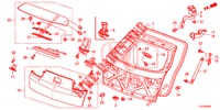 HECKKLAPPENPLATTE(2D)  für Honda ACCORD TOURER 2.4 S 5 Türen 6 gang-Schaltgetriebe 2014