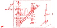 STOSSDAEMPFER, VORNE  für Honda ACCORD TOURER 2.4 S 5 Türen 6 gang-Schaltgetriebe 2014