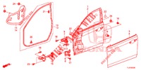 TUERTAFELN, VORNE(2D)  für Honda ACCORD TOURER 2.4 S 5 Türen 6 gang-Schaltgetriebe 2014
