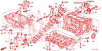 ZYLINDERBLOCK/OELWANNE (2.4L) für Honda ACCORD TOURER 2.4 S 5 Türen 6 gang-Schaltgetriebe 2014