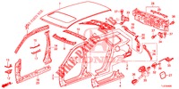 AUSSENBLECHE/TAFEL, HINTEN  für Honda ACCORD TOURER 2.4 S 5 Türen 5 gang automatikgetriebe 2014