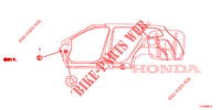GUMMITUELLE (LATERAL) für Honda ACCORD TOURER 2.4 S 5 Türen 5 gang automatikgetriebe 2014