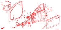 TUERTAFELN, VORNE(2D)  für Honda ACCORD TOURER 2.4 S 5 Türen 5 gang automatikgetriebe 2014