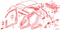 AUSSENBLECHE/TAFEL, HINTEN  für Honda ACCORD TOURER 2.0 COMFORT 5 Türen 6 gang-Schaltgetriebe 2013