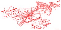 BODENMATTE/ISOLATOR  für Honda ACCORD TOURER 2.0 COMFORT 5 Türen 6 gang-Schaltgetriebe 2013