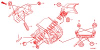GUMMITUELLE (ARRIERE) für Honda ACCORD TOURER 2.0 COMFORT 5 Türen 6 gang-Schaltgetriebe 2013