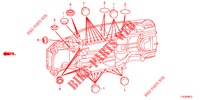 GUMMITUELLE (INFERIEUR) für Honda ACCORD TOURER 2.0 COMFORT 5 Türen 6 gang-Schaltgetriebe 2013