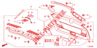 HECKKLAPPENVERKLEIDUNG/ TAFELVERKLEIDUNG, HINTEN(2D)  für Honda ACCORD TOURER 2.0 COMFORT 5 Türen 6 gang-Schaltgetriebe 2013