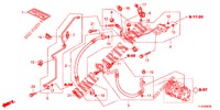 KLIMAANLAGE (FLEXIBLES/TUYAUX) (2.0L) (LH) für Honda ACCORD TOURER 2.0 COMFORT 5 Türen 6 gang-Schaltgetriebe 2013