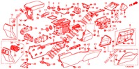 KONSOLE (LH) für Honda ACCORD TOURER 2.0 COMFORT 5 Türen 6 gang-Schaltgetriebe 2013