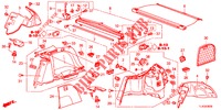 SEITENWANDVERKLEIDUNG(2D)  für Honda ACCORD TOURER 2.0 COMFORT 5 Türen 6 gang-Schaltgetriebe 2013