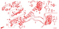 TUERSCHLOESSER, HINTEN/AEUSSERER GRIFF  für Honda ACCORD TOURER 2.0 COMFORT 5 Türen 6 gang-Schaltgetriebe 2013